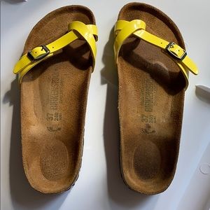 Birkenstock’s Yellow Sandals Size 37